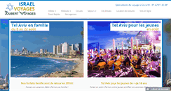 Desktop Screenshot of israel-voyages.com