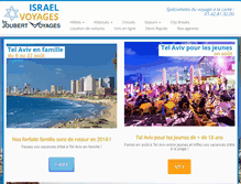 Tablet Screenshot of israel-voyages.com
